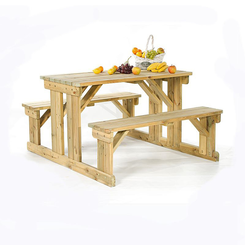 Sol 72 Outdoor Melton Mowbray Wooden Picnic Bench Wayfair.co.uk